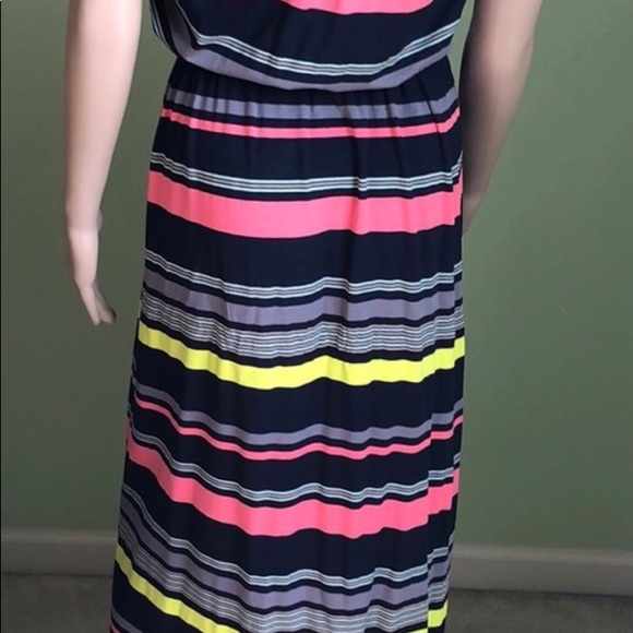 Ann Taylor Striped Tube Maxi Long dress - Picture 4 of 10